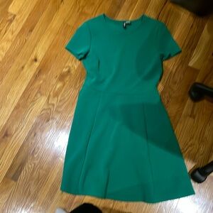 Divided H&M Mini Dress- Green (8)